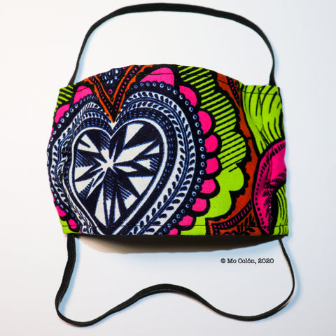 Jeweled Heart Mask
